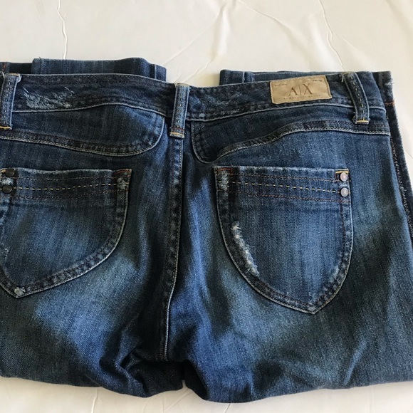 Armani exchange a/x side slit jean shorts 4 - Picture 3 of 7